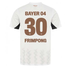 Bayer Leverkusen Jeremie Frimpong #30 Borte skjorte 2024-25 Kortermet